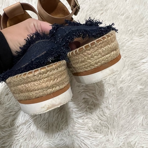 See by Chloe glyn fringed wedge espadrille - Size 41/US 10.5 - Picture 8 of 13